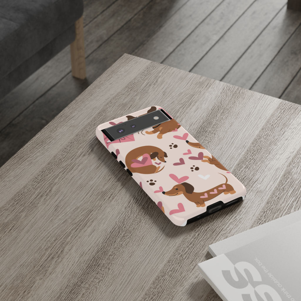Dachshund Tough Phone Case | Extra Protection for Dog Lovers