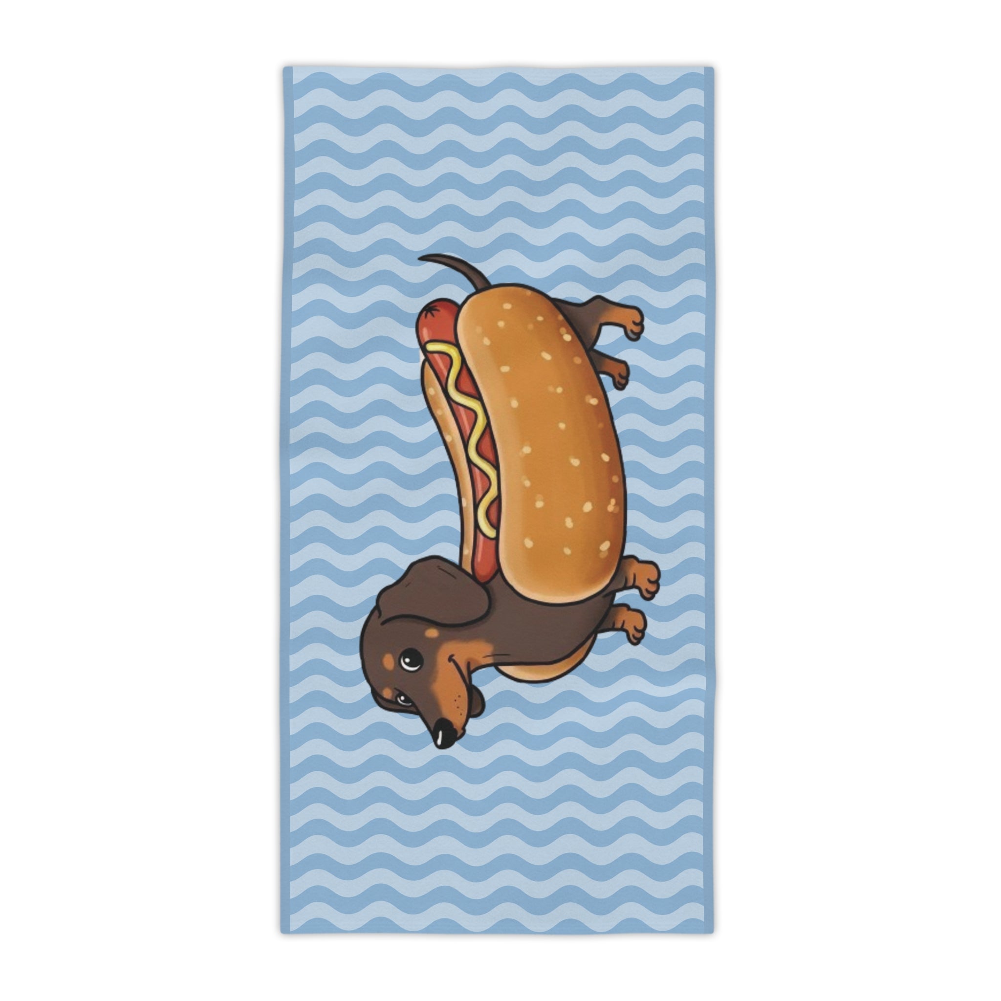 Dachshund Beach Towel | Sausage Dog Summer Vibes