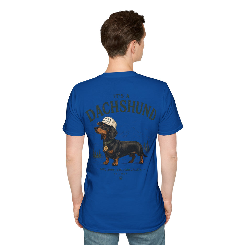 Classic White T‑Shirt | Dachshund edition