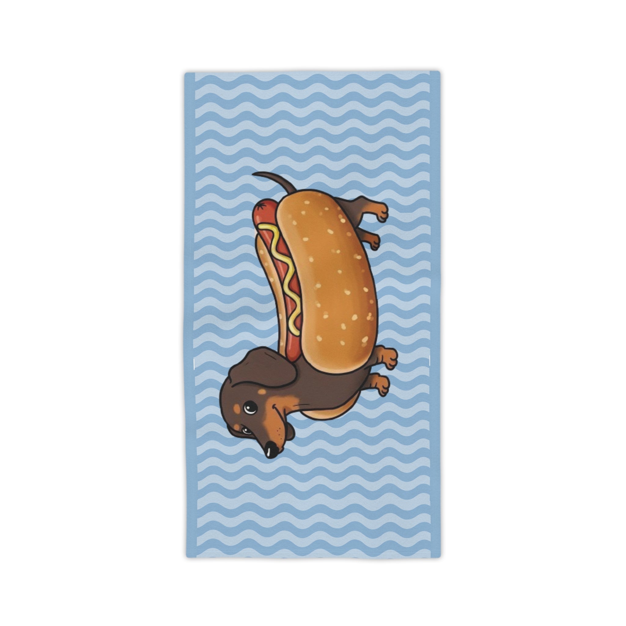 Dachshund Beach Towel | Sausage Dog Summer Vibes