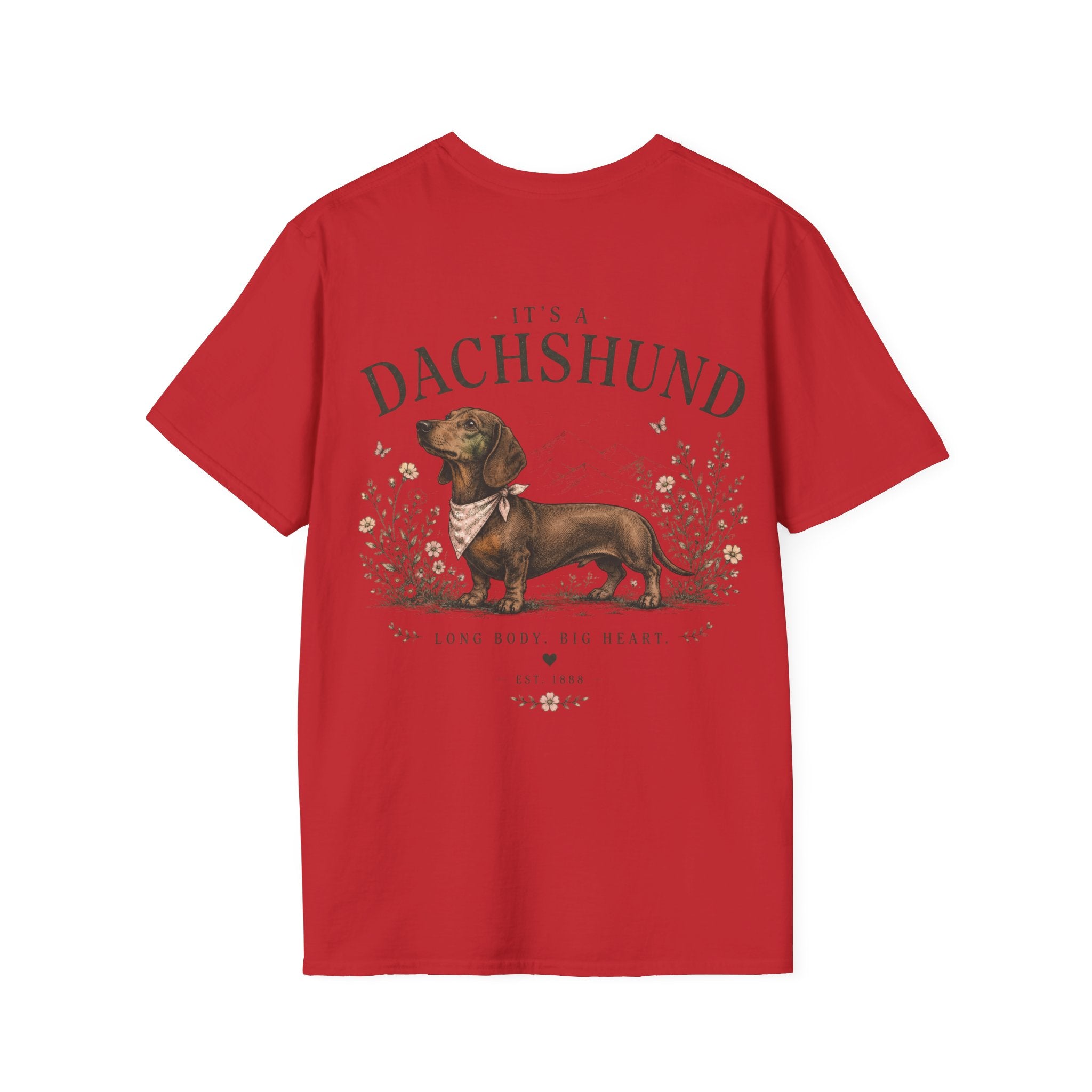 Classic White T‑Shirt | Dachshund edition