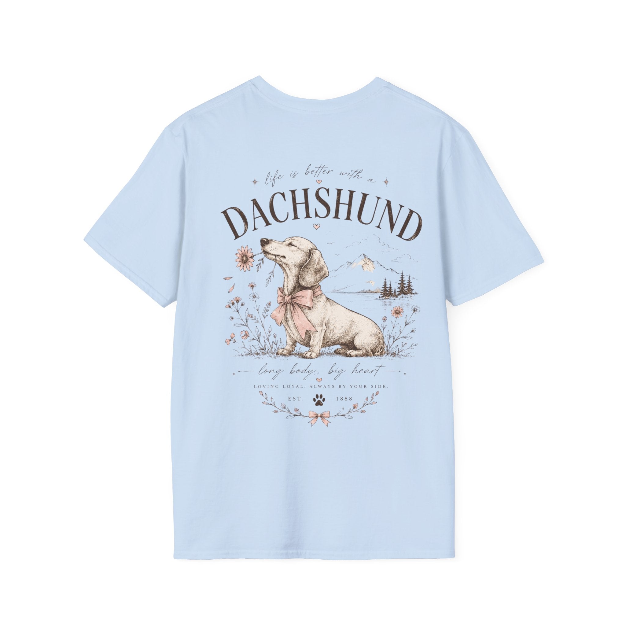 Classic White Tee | Dachshund Edition