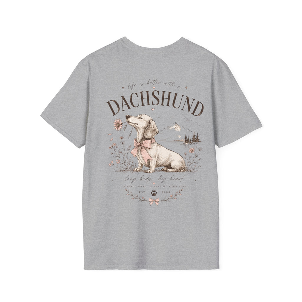 Classic White Tee | Dachshund Edition