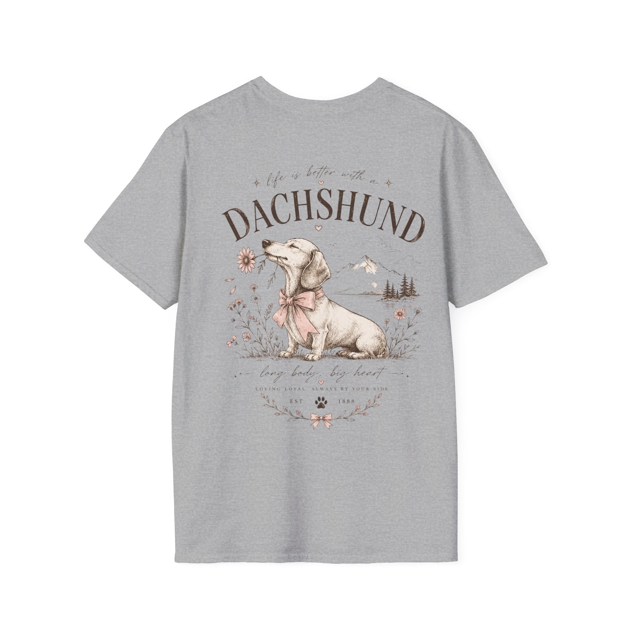 Classic White Tee | Dachshund Edition