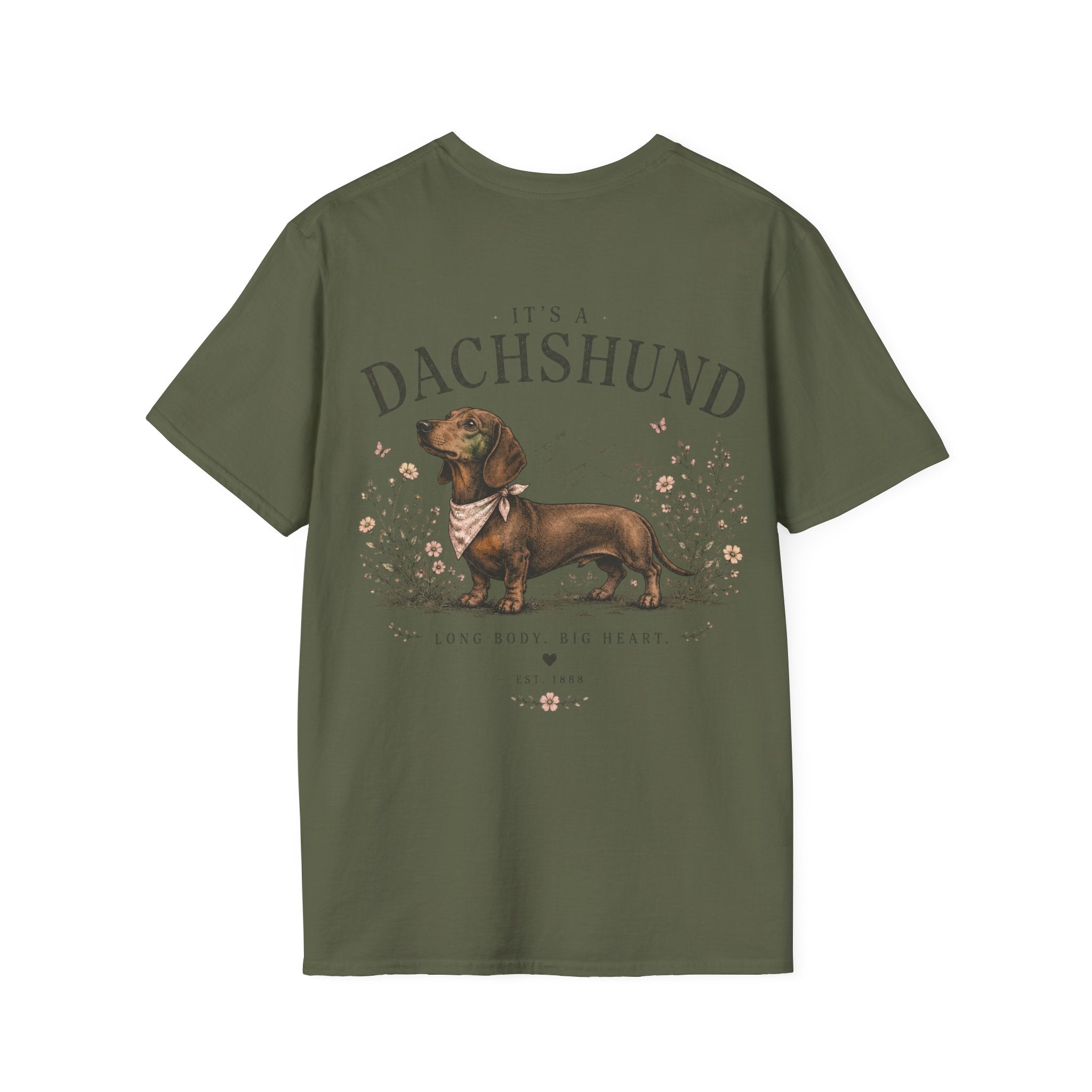 Classic White T‑Shirt | Dachshund edition