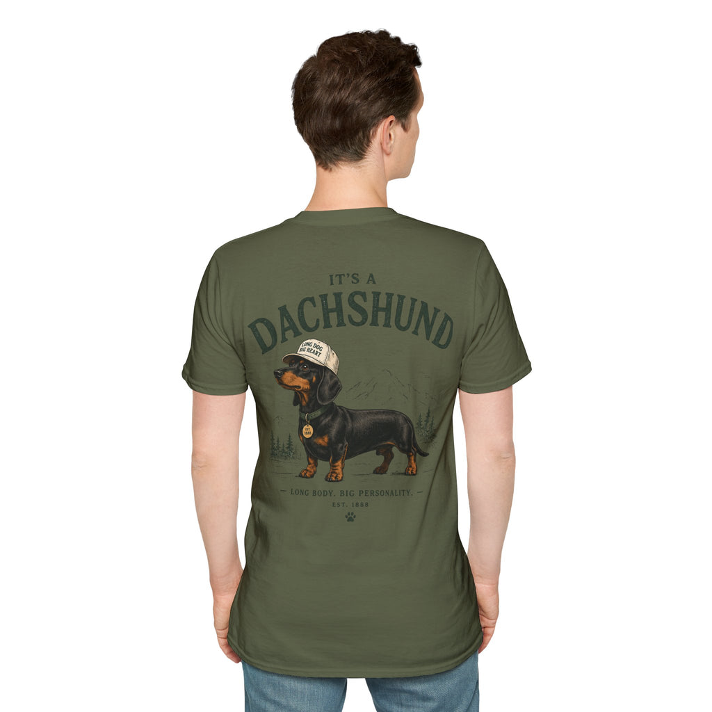 Classic White T‑Shirt | Dachshund edition