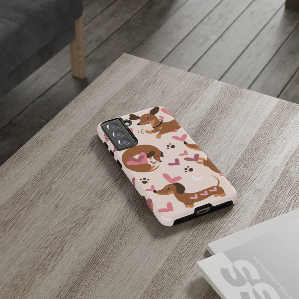 Dachshund Tough Phone Case | Extra Protection for Dog Lovers