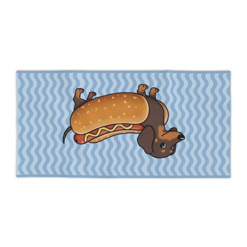 Dachshund Beach Towel | Sausage Dog Summer Vibes