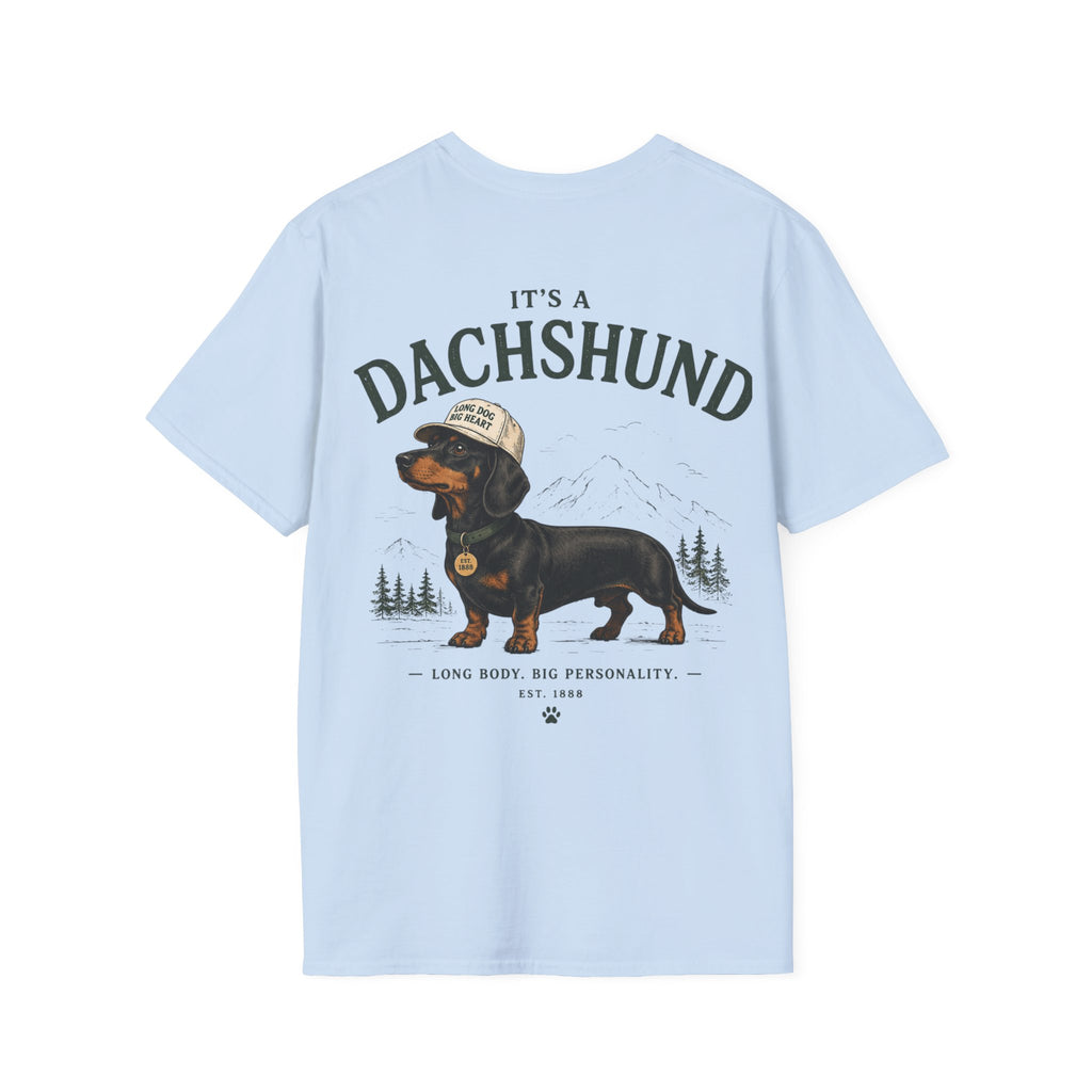 Classic White T‑Shirt | Dachshund edition