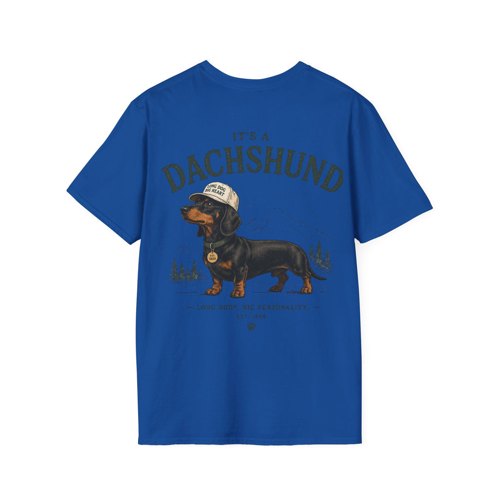 Classic White T‑Shirt | Dachshund edition