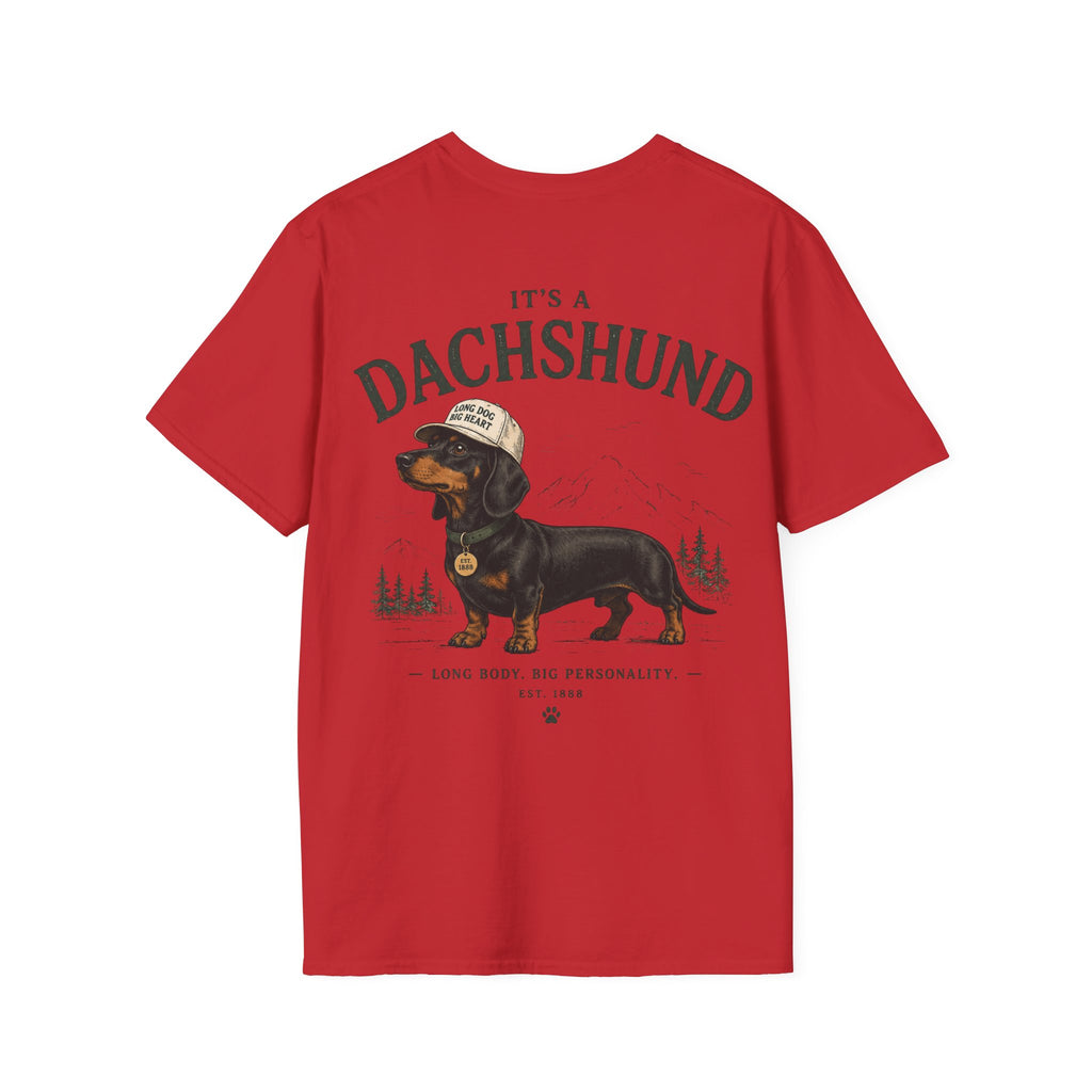 Classic White T‑Shirt | Dachshund edition