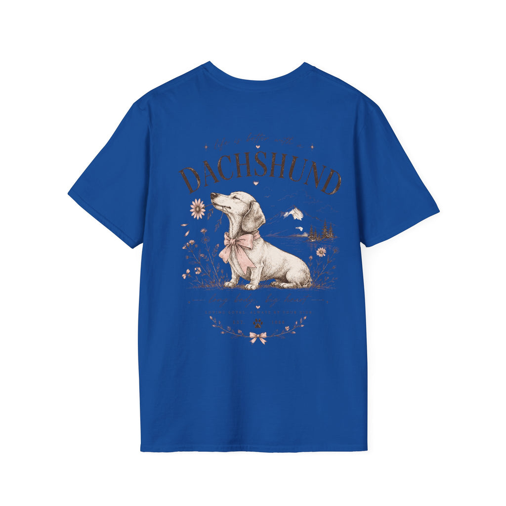 Classic White Tee | Dachshund Edition