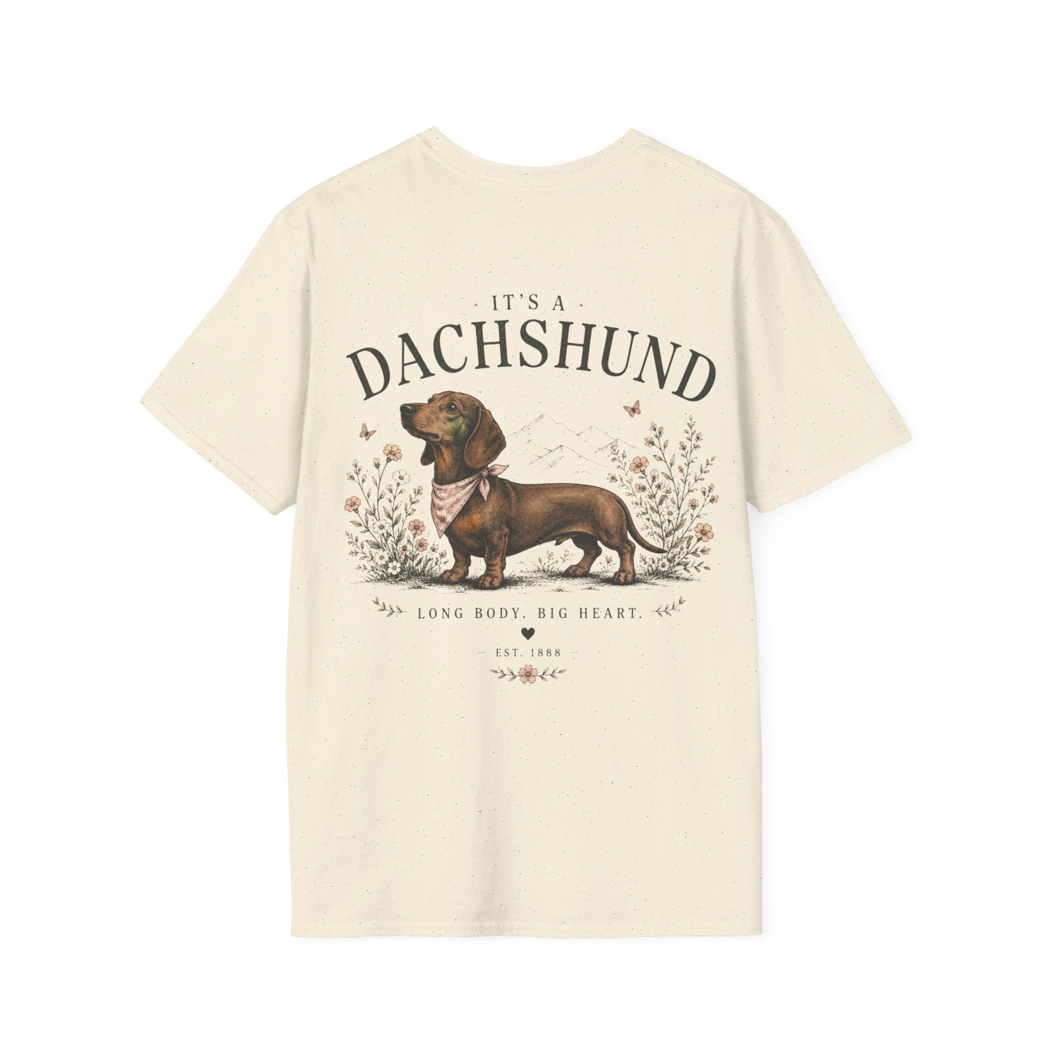 Classic White T‑Shirt | Dachshund edition