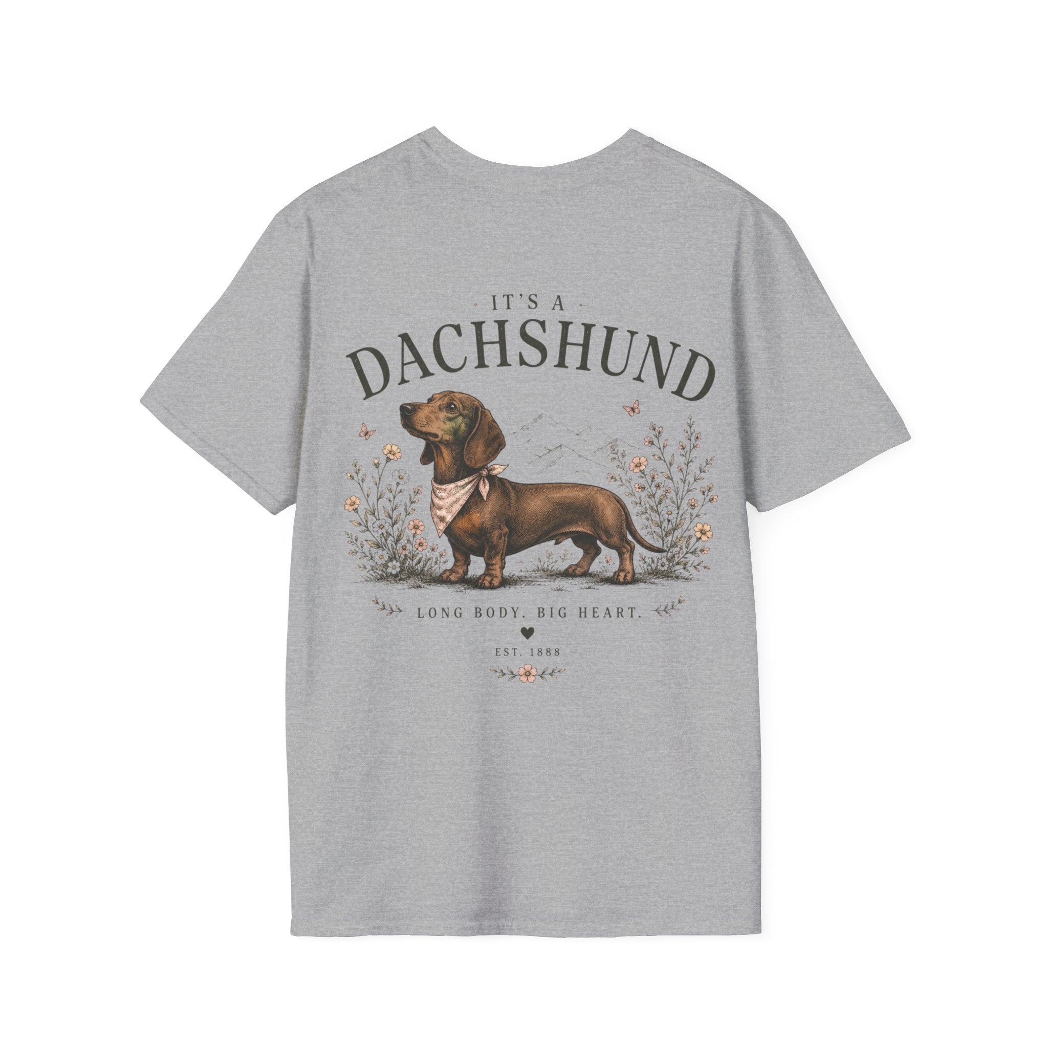 Classic White T‑Shirt | Dachshund edition