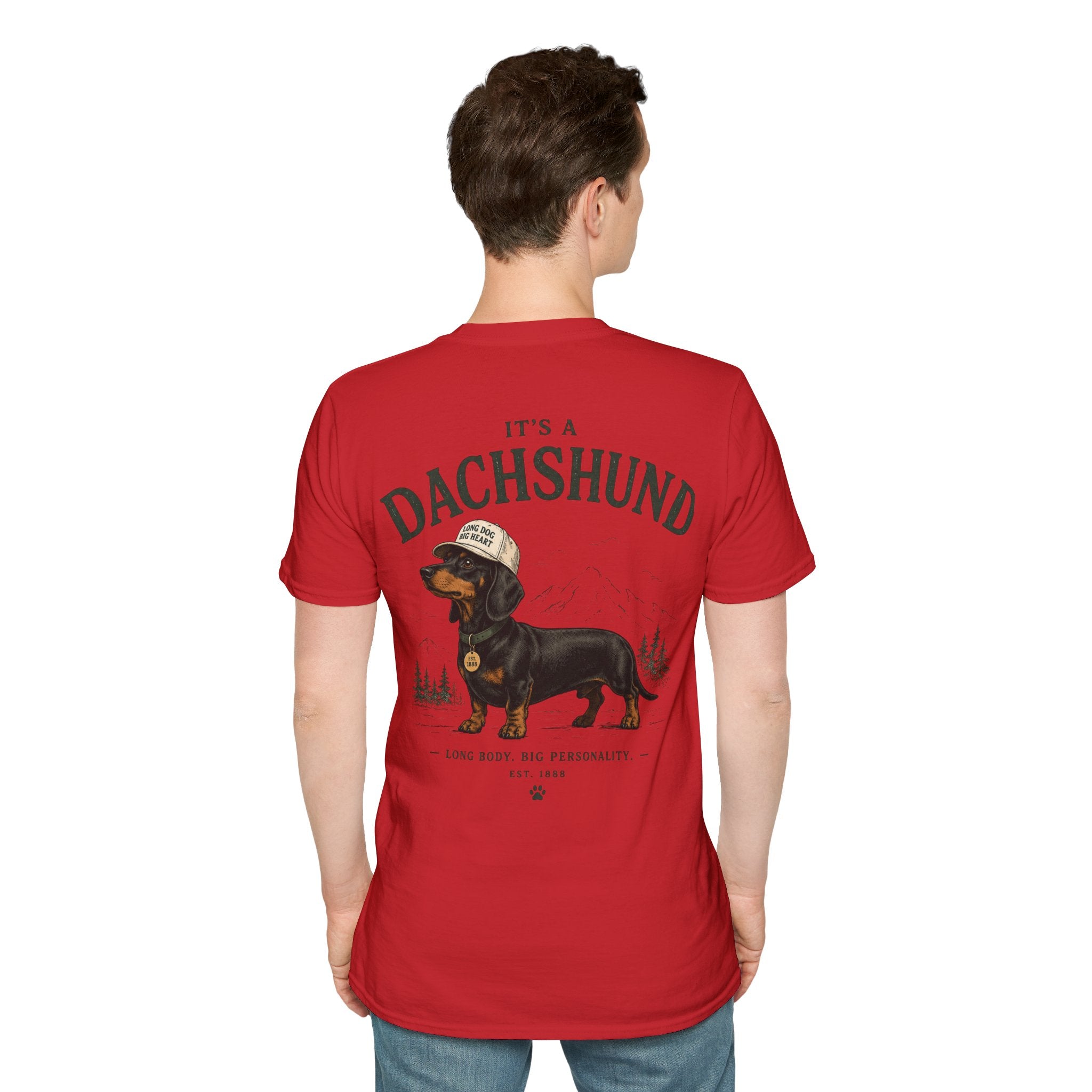 Classic White T‑Shirt | Dachshund edition