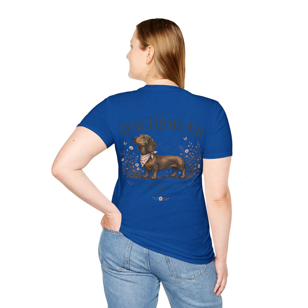 Classic White T‑Shirt | Dachshund edition