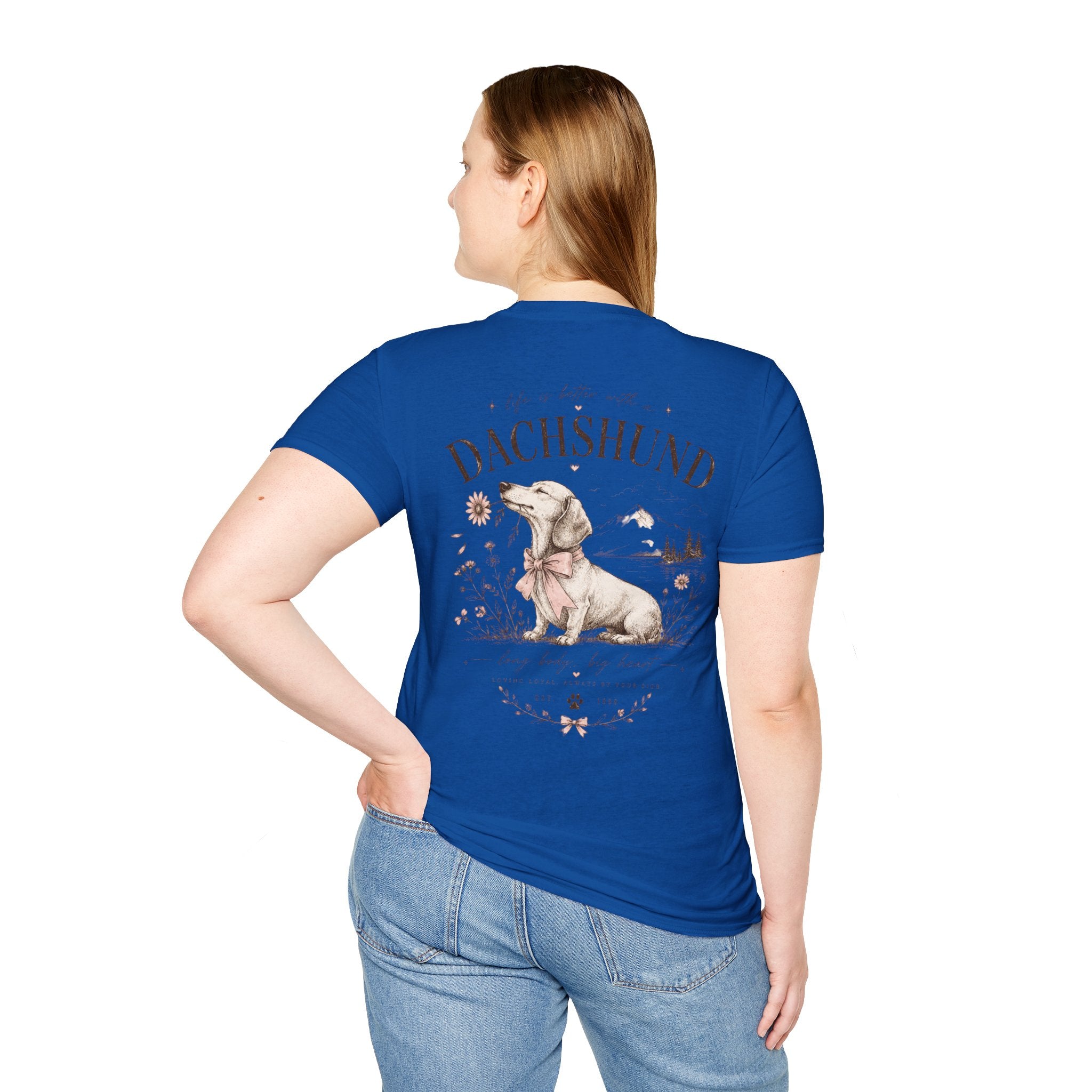 Classic White Tee | Dachshund Edition