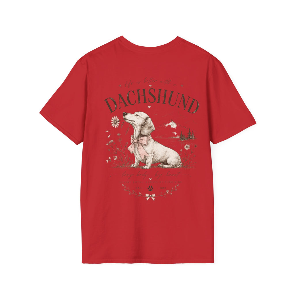 Classic White Tee | Dachshund Edition