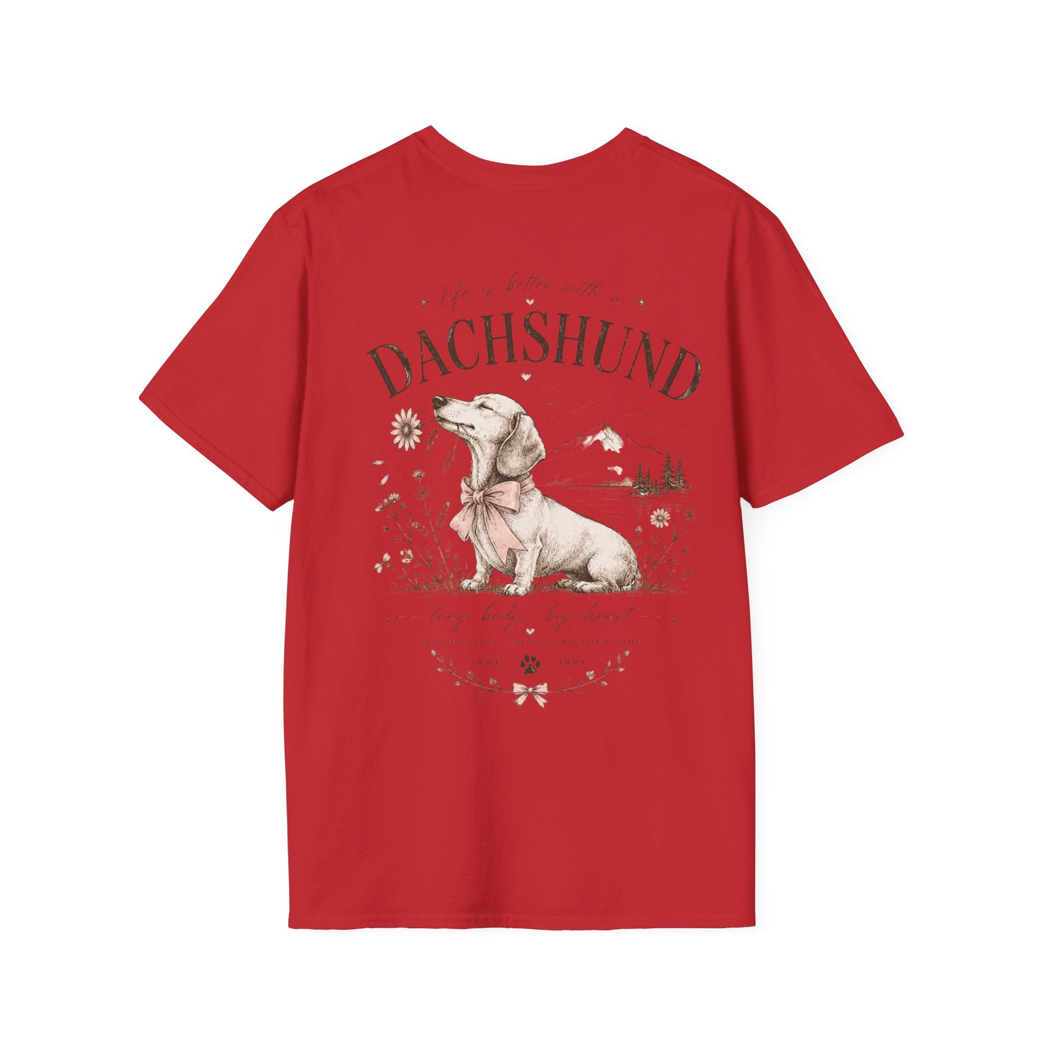 Classic White Tee | Dachshund Edition